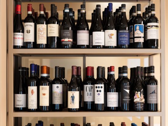 Selezione di vini piemontesi della Locanda Cavour